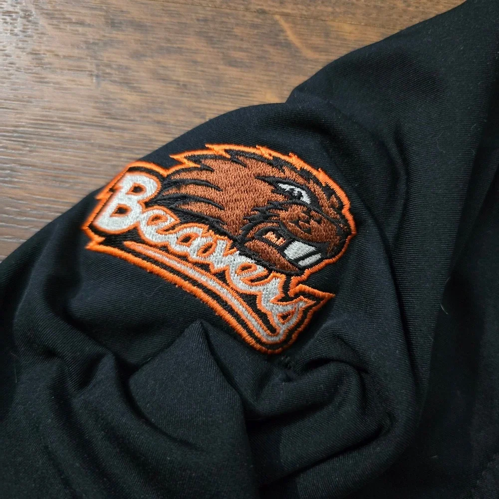 Columbia Oregon State Beavers Mens Softshell Jacket Black OSU Full Zip XM6651 L